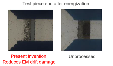 Method for improving strength of wiring